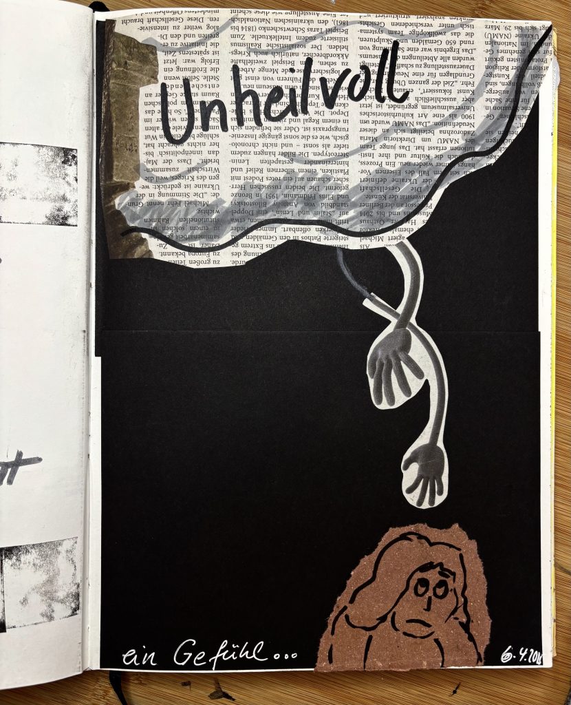 Ein unheilvolles Gefühl über dir