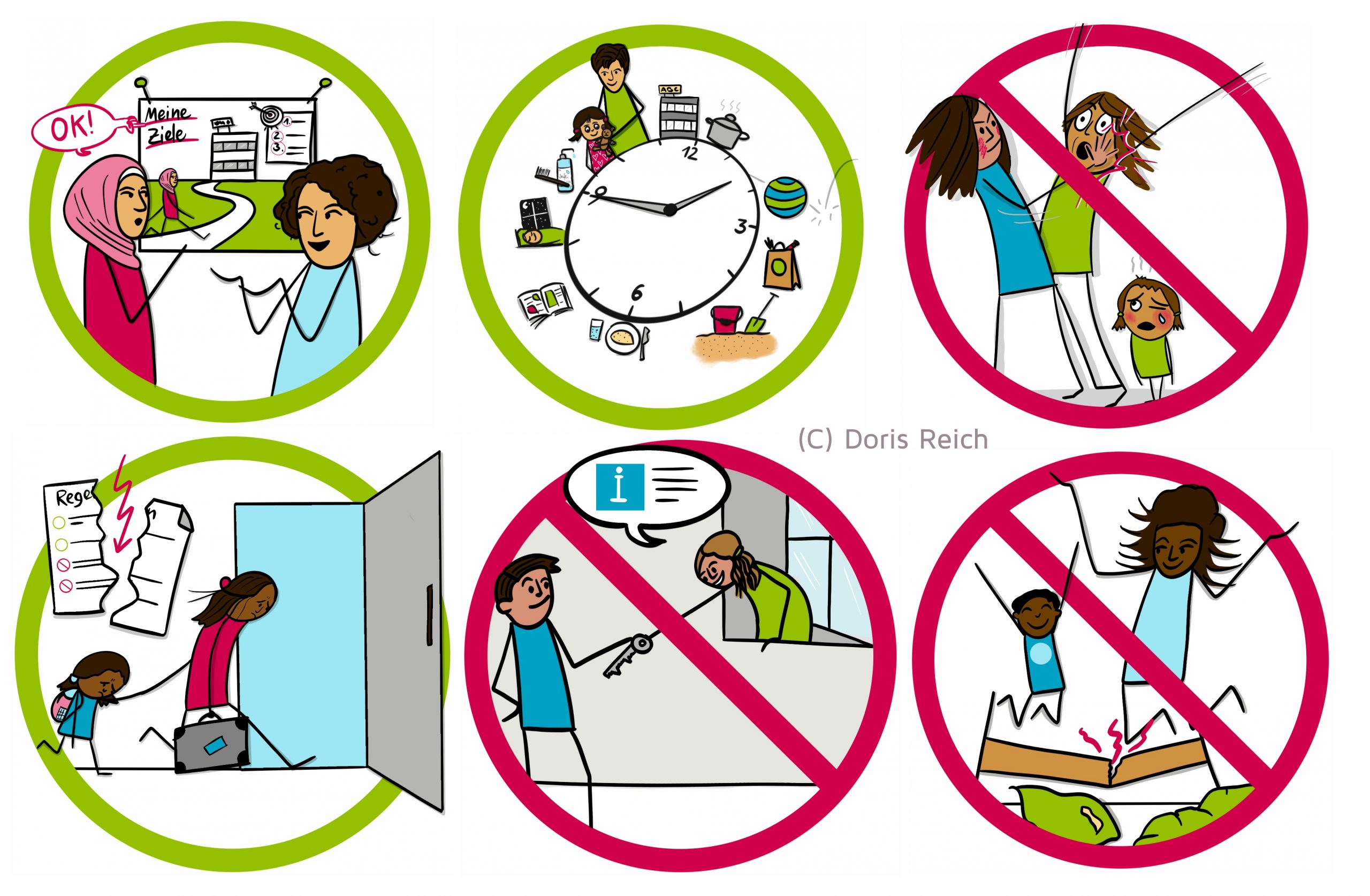 Darf Man Im Frauenhaus Ein Handy Haben Illustrationen für das Frauenhaus - Doris Reich